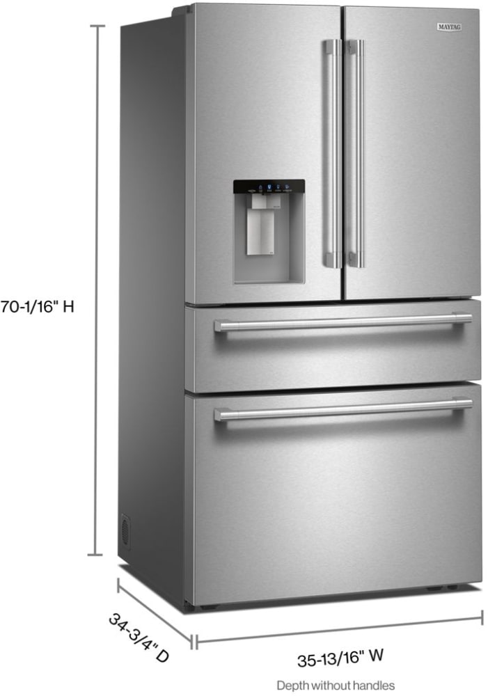 マ-マ-レ-ド Maytag MRMF5436TZ 36 Inch Freestanding 4-Door French Door