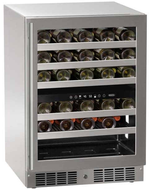 Marvel MRWD224SG31A 24 Inch Undercounter Dual Zone Wine Cooler
