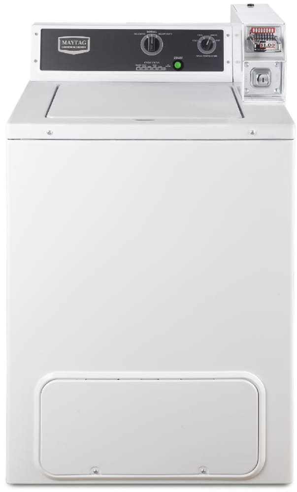 Maytag MVW18CSBWW 27 Inch Commercial Top Load Washer