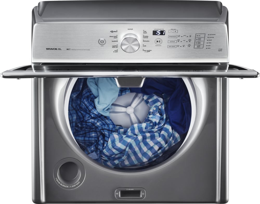 Maytag MAWADRGMS1 Side-by-Side Washer & Dryer Set with Top Load