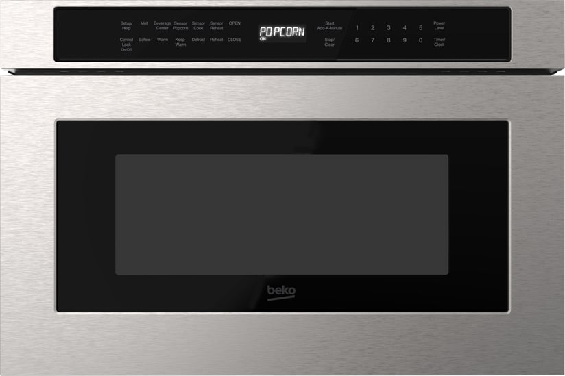 Beko MWDR24100SS 24 Inch Built-in Microwave Drawer with 1.2 Cu. Ft