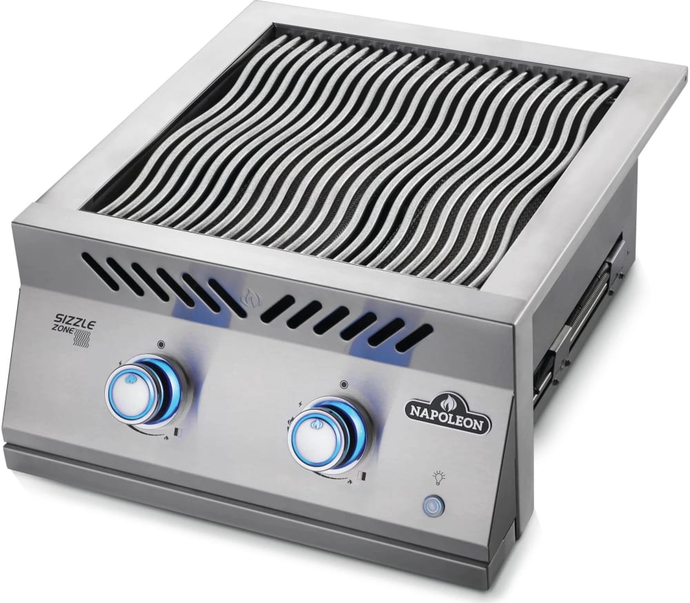 Napoleon BIB12RTPSS 16 Inch Built-In Dual Side Burner with 30,000