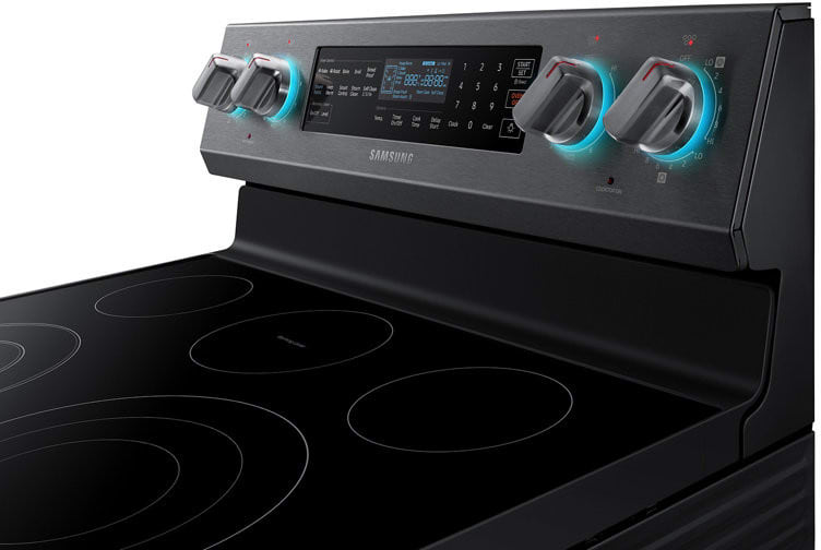 Samsung NE59N6650SG 30 Inch Freestanding Electric Range with True