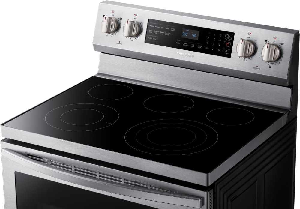 Samsung NE59R6631SG Freestanding Electric Range with 5 Element Flexible
