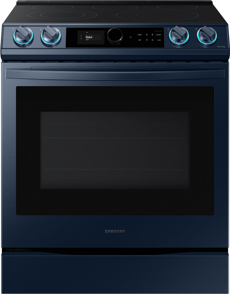 Samsung NE63T8711SG 30 Inch Slide-In Electric Smart Range with 5 Elements,  6.3 cu. ft. Convection+ Oven, 3,600W Express Boil, Self Clean, Storage  Drawer, ADA Compliant, and Star-K: Fingerprint Resistant Black Stainless  Steel