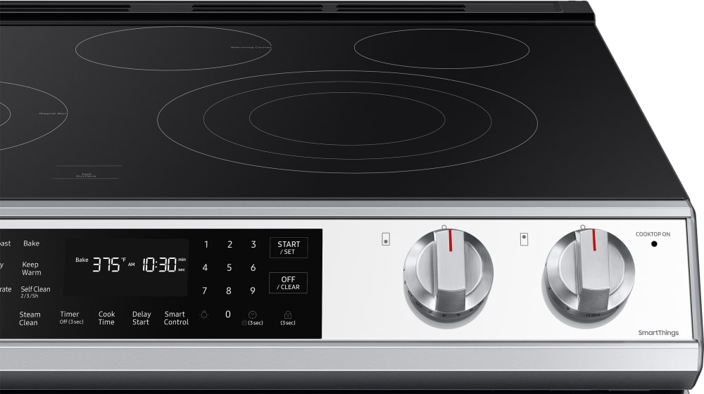Samsung NE63BB851112 30 Inch SlideIn Smart Electric Range with 5