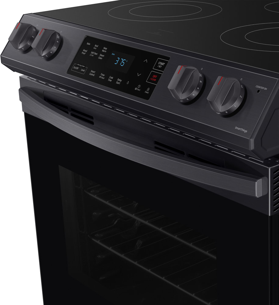 Samsung NE63T8111SG 30 Inch SlideIn Electric Smart Range with 5