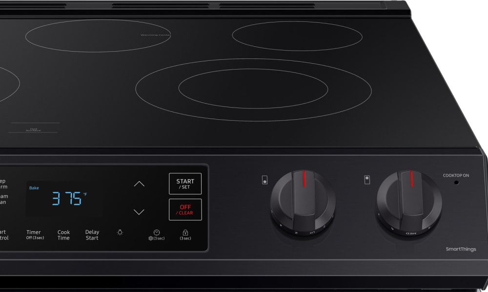 Samsung NE63T8111SG 30 Inch SlideIn Electric Smart Range with 5