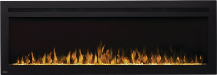 Napoleon NEFL60HI Purview™ Wall Mount/Built-In Electric Fireplace with 5000  BTU Heating Output, Crystal Clear Cube Ember Bed, LED Lighting, Touch  Screen Control Panel, and Remote Control Included: 60 Inch