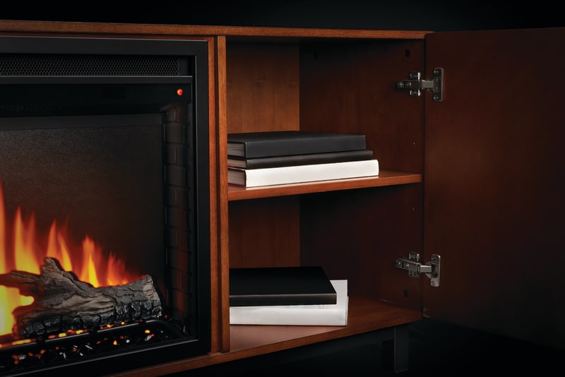 Napoleon NEFP263120WN Bella™ 65 Inch Electric Fireplace Mantel Package