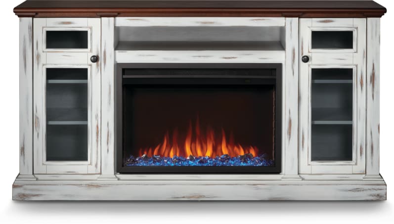 Napoleon NEFP303820AW Charlotte™ 68 Inch Electric Fireplace Mantel Package  with 5,000 BTU Heating Output, 400 sq. ft. Warm Space, Eco Mode, Touch  Control Panel, and White Finish