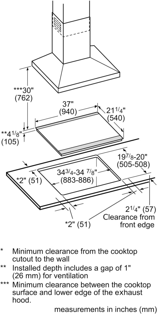 Bosch NITP660SUC 36 Inch Induction Smart Cooktop with 5 Elements, Ceramic Surface, 12" DualRing
