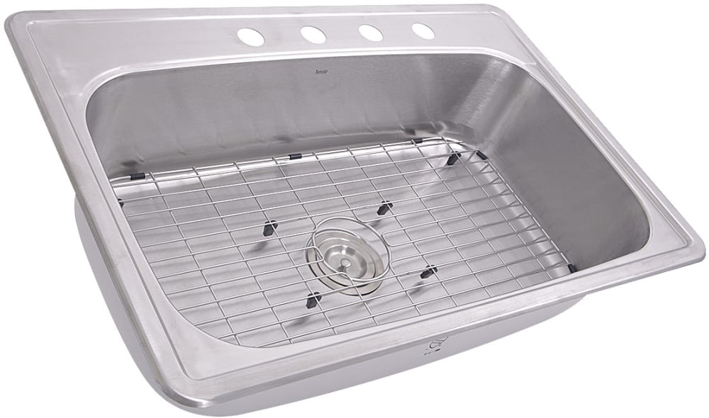 Nantucket Sinks Ns33228 33 Inch Single Bowl Drop In Kitchen Sink With