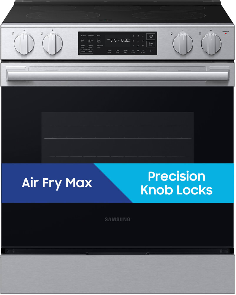 Samsung NSE70H63SR 30 Inch Slide-In Electric Smart Range with 5