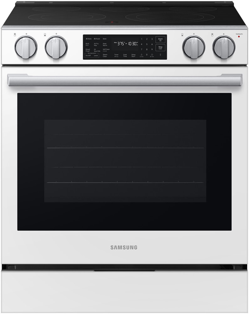 サンモア レンジボード         TJ5763 Samsung NSE80H63SW 30 Inch Slide-In Electric Smart Range with 5