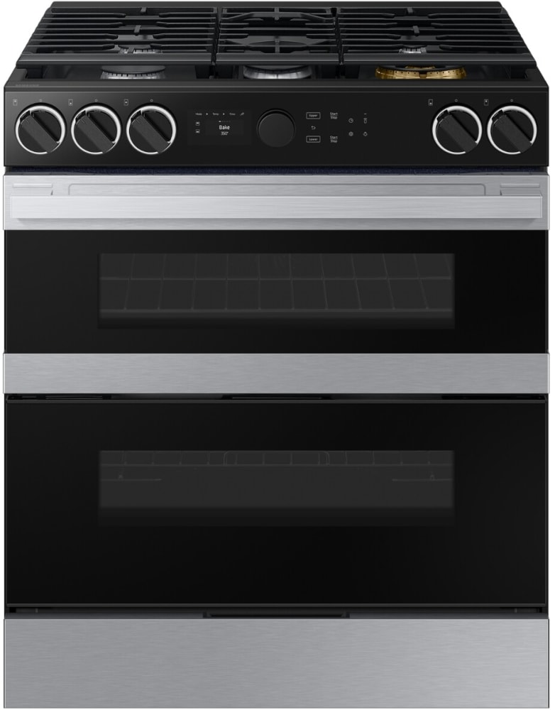 Samsung NSY6DG8550SR 30 Inch Slide-In Dual Fuel Smart Range with 5