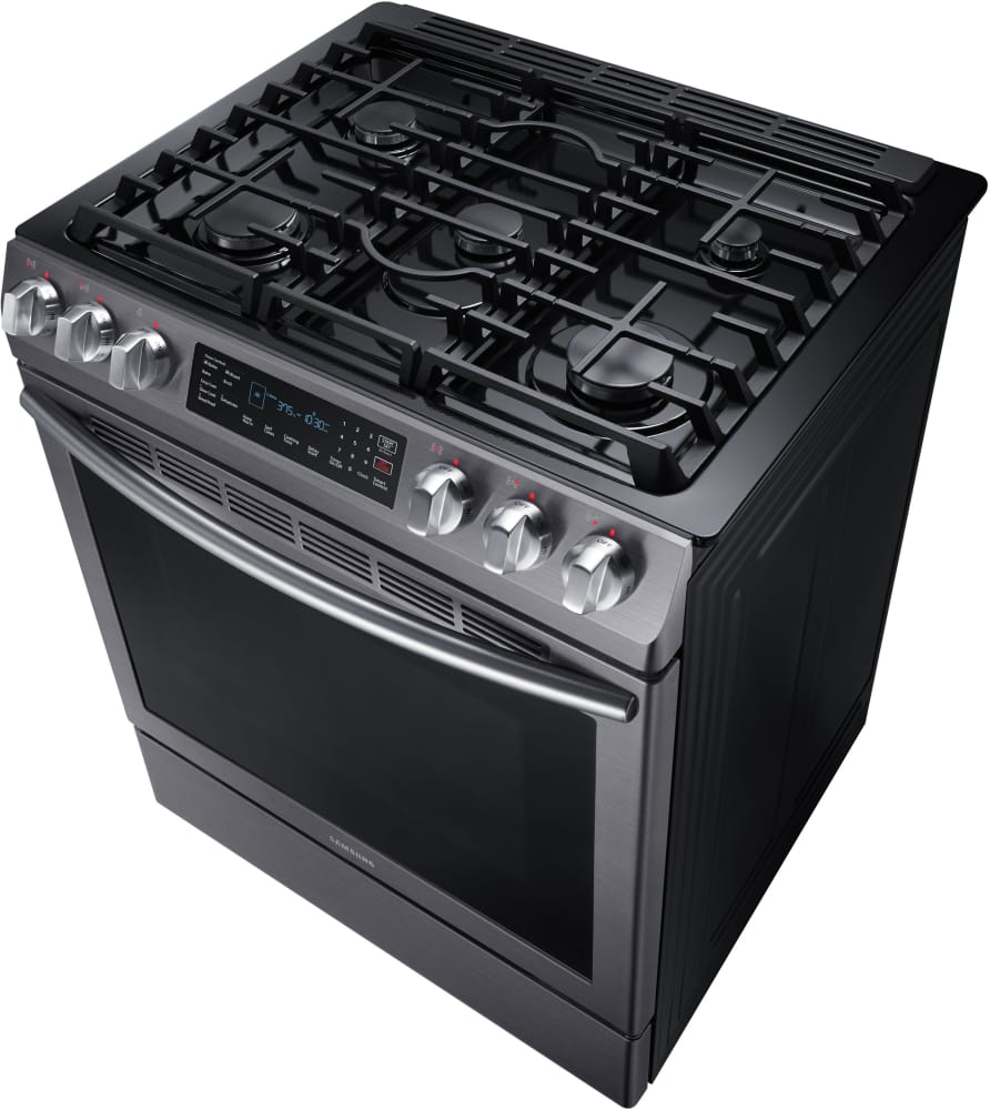 Samsung NX58N9420SG 30 Inch SlideIn Gas Range with Convection, WiFi