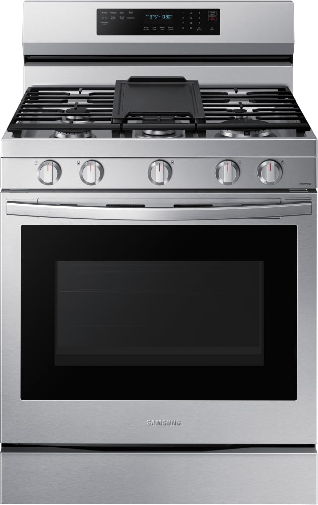 Samsung NX60A6711SS 30 Inch Freestanding Gas Smart Range with 5