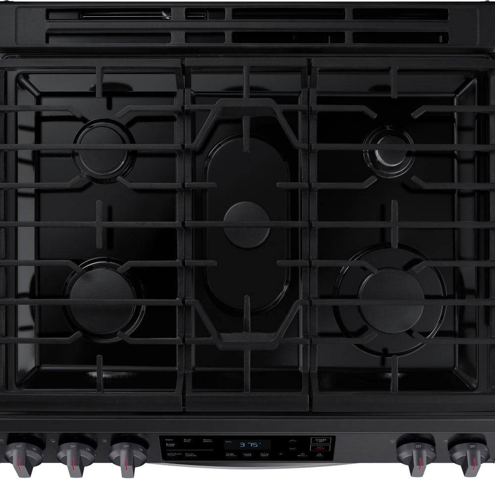 Samsung NX60T8111SG 30 Inch Slide In Gas Smart Range with 5 Sealed