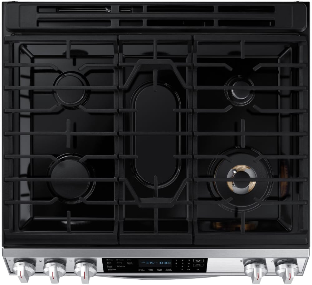 Samsung NX60T8511SS 30 Inch SlideIn Smart Gas Range with 5 Sealed