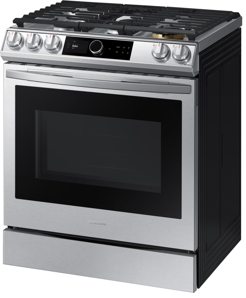 Samsung NX60T8711SS 30 Inch SlideIn Gas Smart Range with 5 Sealed