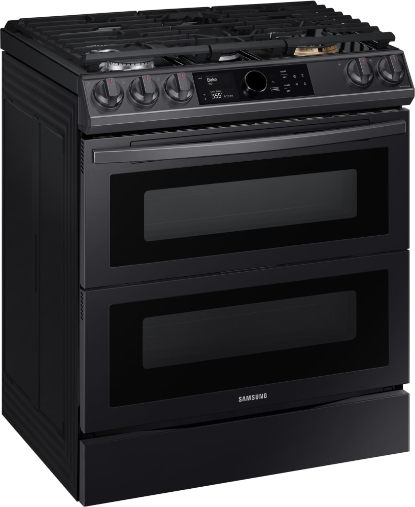 Samsung NY63T8751SG 30 Inch Slide-in Dual Fuel Smart Range with 5