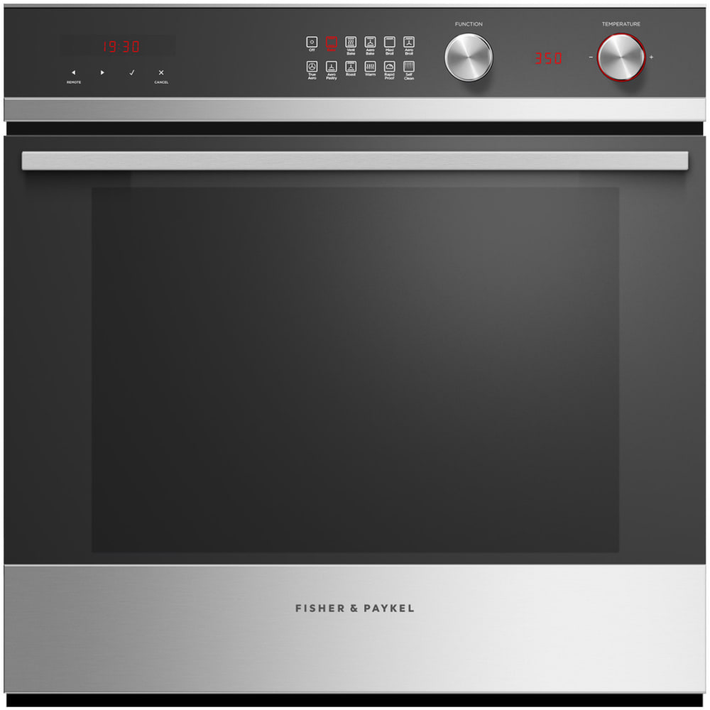 HC24DTXB2 Fisher & Paykel 24 Wall Chimney Vent Hood with 600 CFM Blower  and Soft Touch