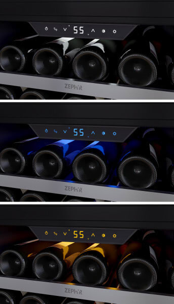 Zephyr PRW24F01CG 24 Inch Single Zone Full Size Wine Cooler