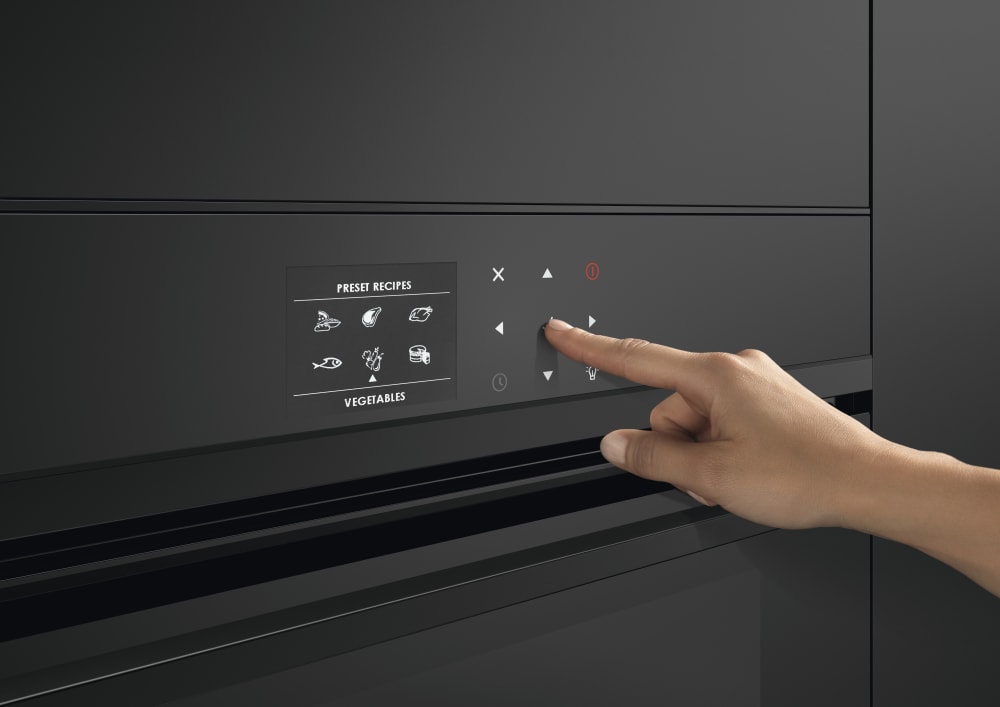 Fisher & Paykel OM24NDBB1 24 Inch Single Convection Speed Electric Wall