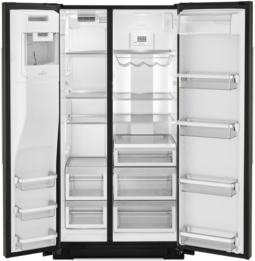 KitchenAid KRSF705HBS 36 Inch Side-by-Side Refrigerator with 24.8