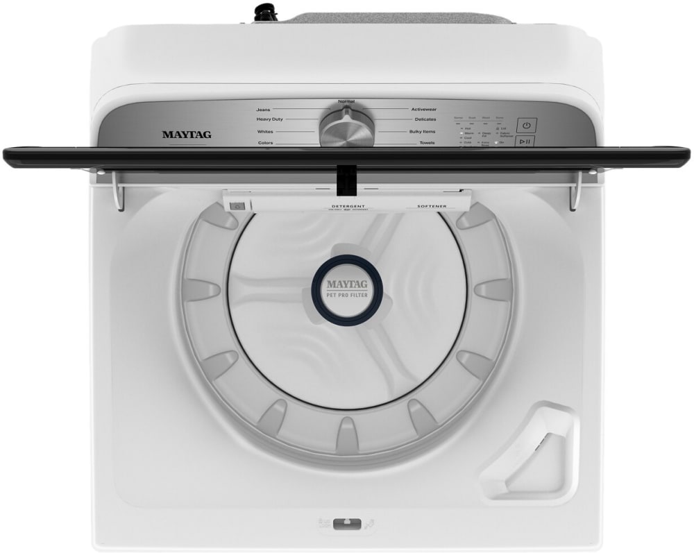 Maytag MAWADRGW20MN Side-by-Side Washer & Dryer Set with Top Load