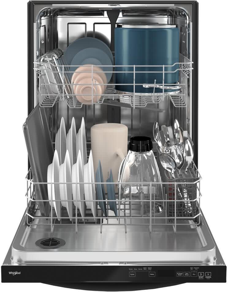 Whirlpool WDT740SALB 24 Inch Fully Integrated Dishwasher with 12 Place Settings, 50 dBA, 5 Wash