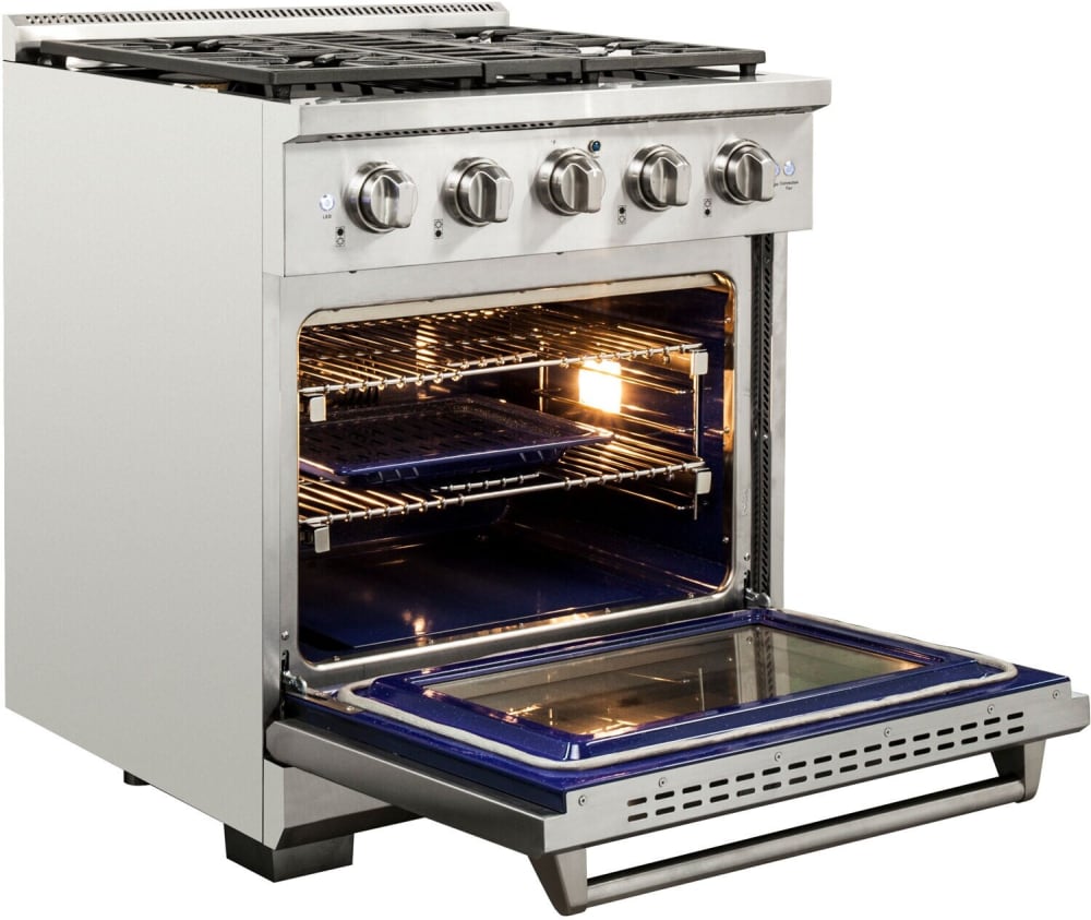 NXR AKD3001 30 Inch Professional Dual Fuel Range with 4 German Tower