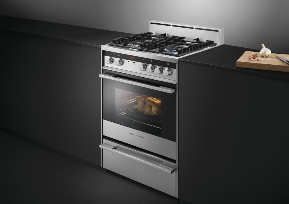 Fisher & Paykel OR24SDMBGX2N 24 Inch ProStyle Gas Range with 2.5 cu