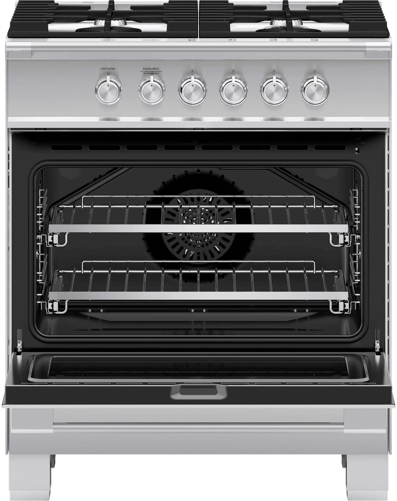 Fisher & Paykel FPRADW18 2 Piece Kitchen Appliances Package with Gas Range and Dishwasher in Stainless Steel