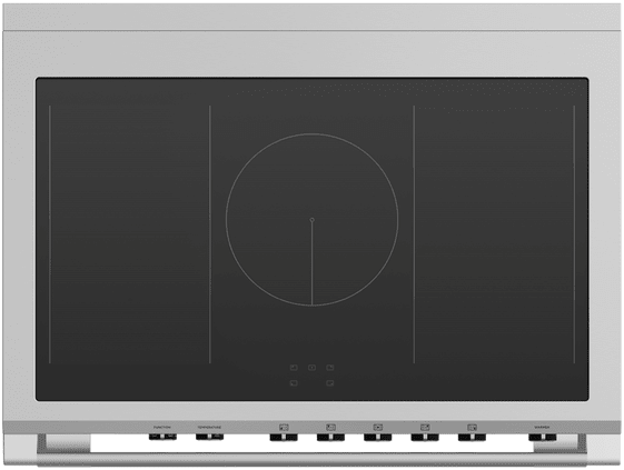 Fisher & Paykel OR36SCI6X1 36 Inch Freestanding Induction Range with 5 Element Burners, 4.9 Cu. Ft. Oven Capacity, Warming Drawer, Self-Clean, Convection Oven, Non-Tip Full-Extension Shelves, Pan Detection System, and Surface Hot Indicators: Stainless Steel