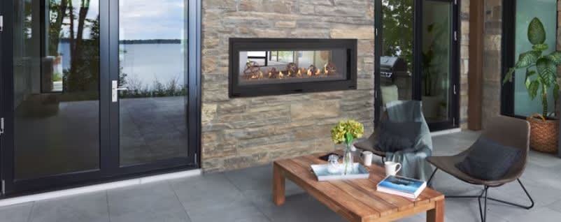 Napoleon Iol74k Indoor Outdoor Kit For Luxuria 74 Series Gas Fireplace