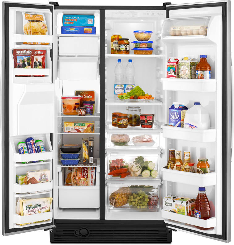 Whirlpool ED5DHEXWB 25.3 cu. ft. Side by Side Refrigerator with ...