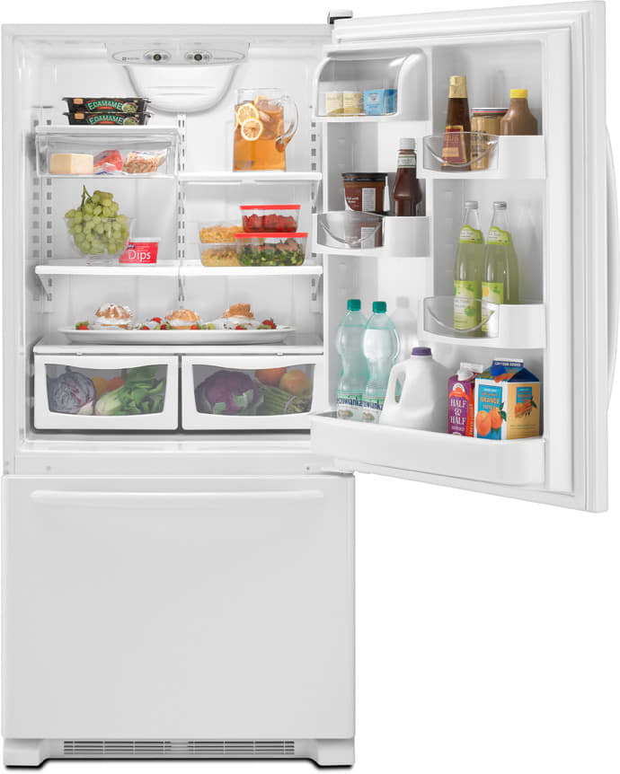 Maytag MBF2258WES 21.9 cu. ft. Bottom-Freezer with Adjustable Spill ...
