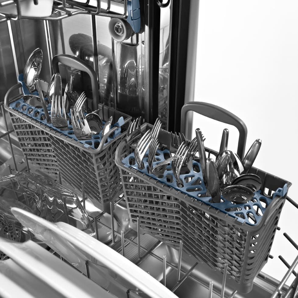 Maytag Mdb7749aww Full Console Dishwasher With 14 Place Settings 5 Cycles 6 Options Steamclean Sensors Nsf Certified And Removable Upper Rack White