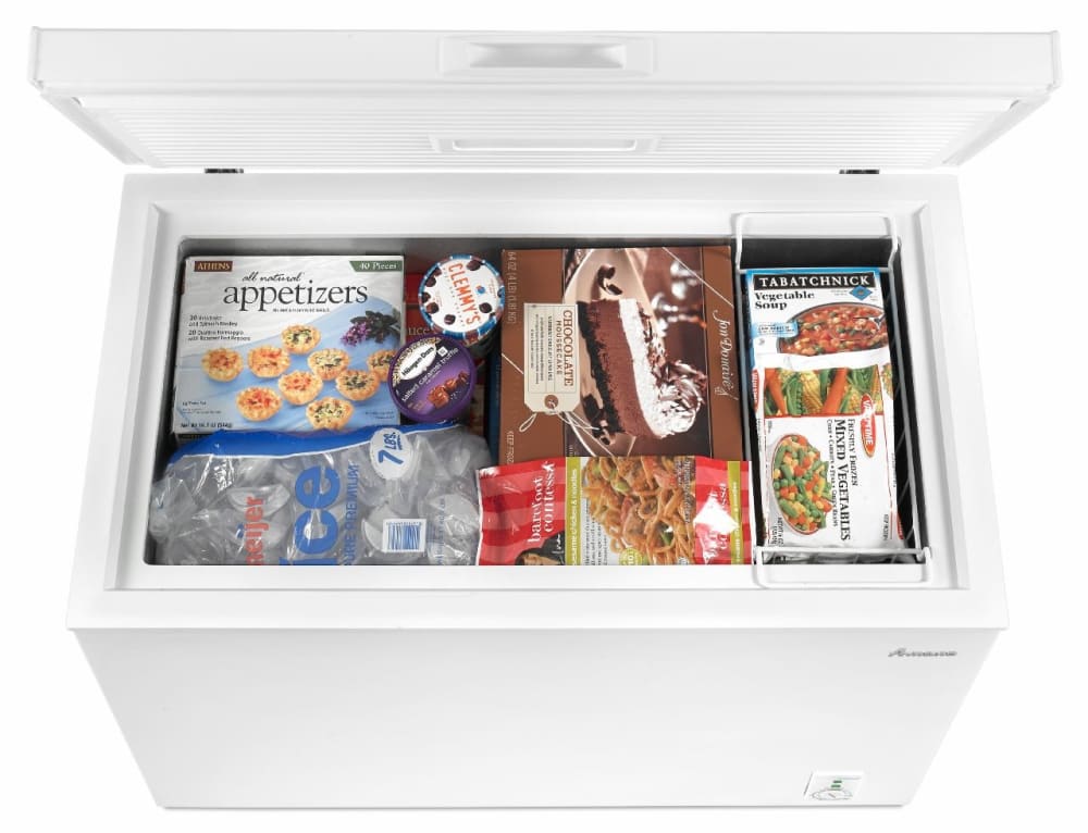 Amana AQC0701DRW 7.0 cu. ft. Compact Chest Freezer with 1 Wire Basket ...