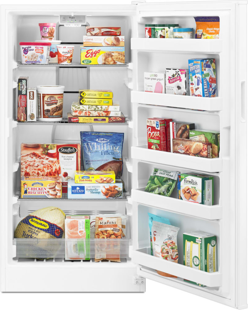 Whirlpool WZF34X16DW 30 Inch Upright Freezer with Fast Freeze, Frost