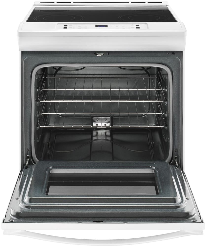 Whirlpool WEE510S0FW 30 Inch SlideIn Electric Range with 4 Radiant Elements, 4.8 cu. ft