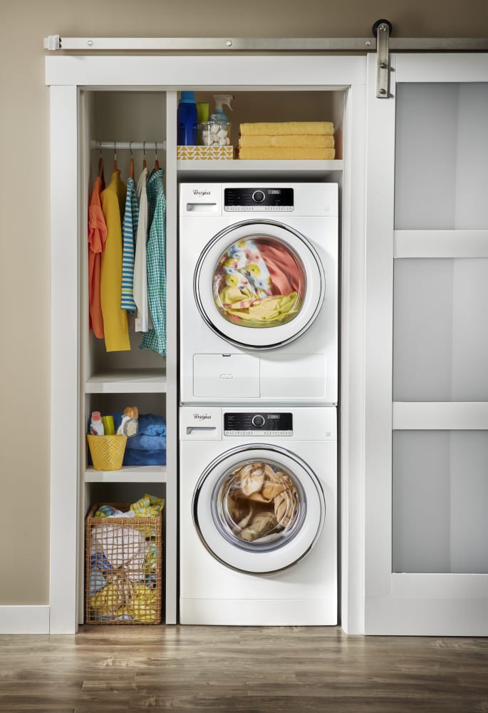 Whirlpool stackable washer and dryer dimensions sale