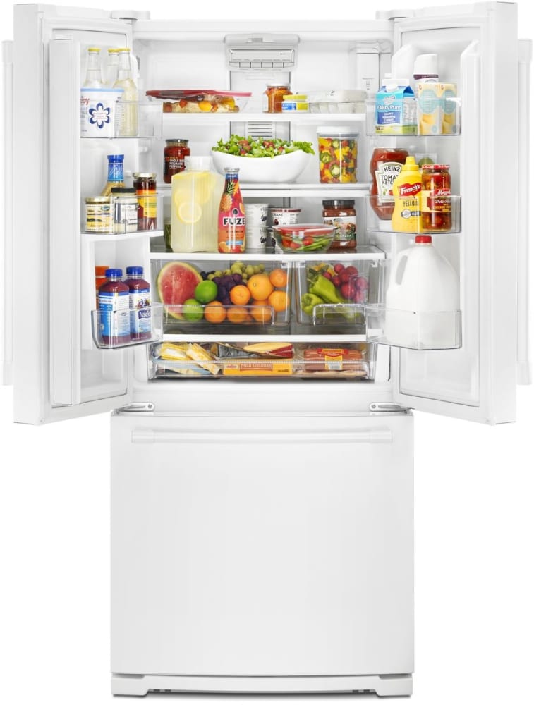 1254 32 5 8x68 5x33 3 8d Maytag Mbf2258f 33 Inch Bottom Freezer Refrigerator With 22 Cu Bottom Freezer Refrigerator Bottom Freezer Glass Shelves In Bathroom