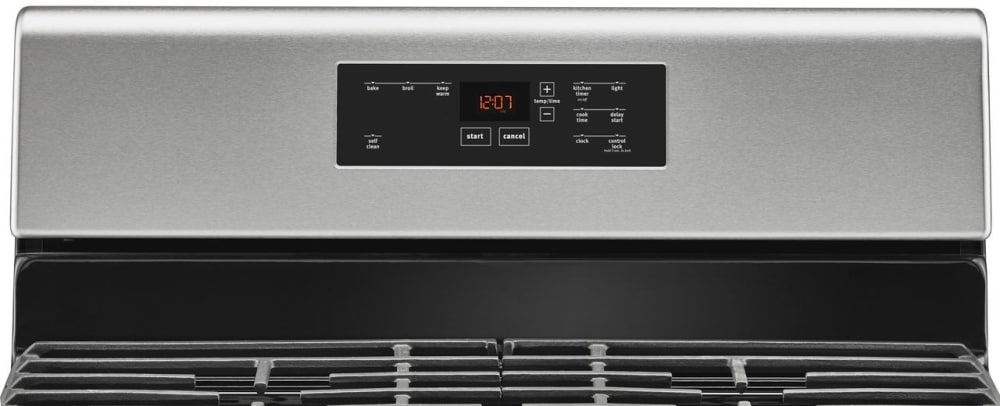 Maytag MGR6600FZ 30 Inch Freestanding Gas Range with 5 Sealed Burners, 5.0 cu. ft. Capacity, Storage Drawer, Continuous Grates, Variable Broil, Keep Warm, Sabbath Mode, Self-Clean, Precision Cooking™ System, Oval Burner, and Power™ Burner: Fingerprint Resistant Stainless Steel