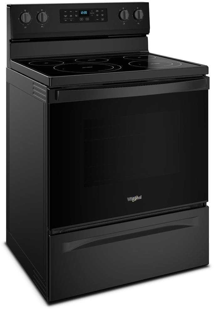 Whirlpool WFE550S0HB 30 Inch Freestanding Electric Range with 5 Element ...