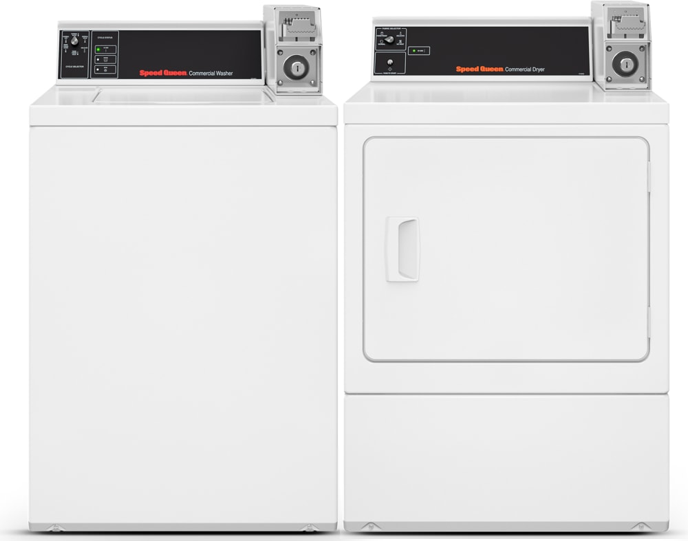 Speed Queen SPWADRGW4000 Side-by-Side Top Load Washer and Gas