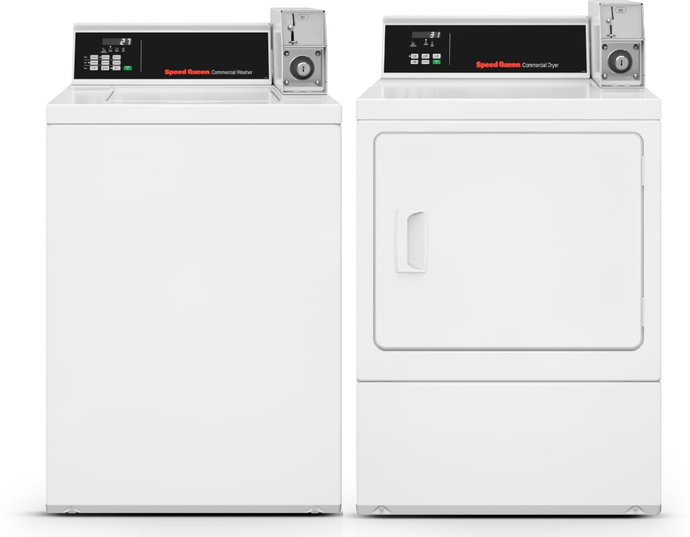 Speed Queen SPWADRGW6000 Side-by-Side Washer & Dryer Set