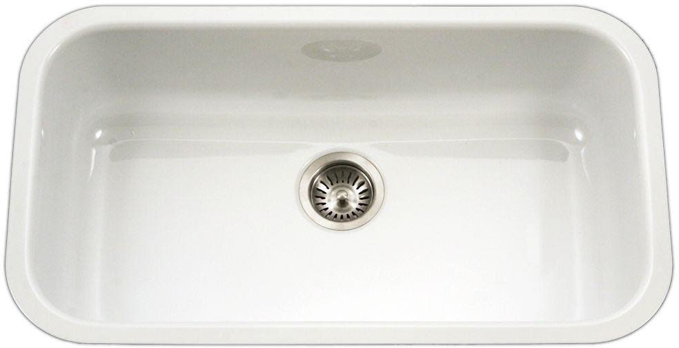 PCG3600WH 30 Inch Undermount Large Single Bowl Kitchen Sink ...